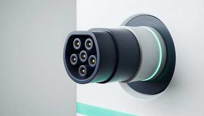 Modern Electric Vehicle Charging Connector