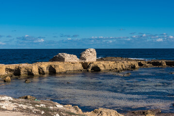 Beautiful seascape view from Tunisia