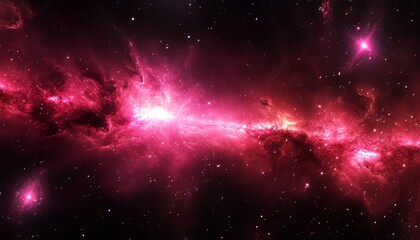 Ethereal Cosmic Symphony A Stunning Aurora-Inspired Nebula Texture with Vibrant Celestial Colors