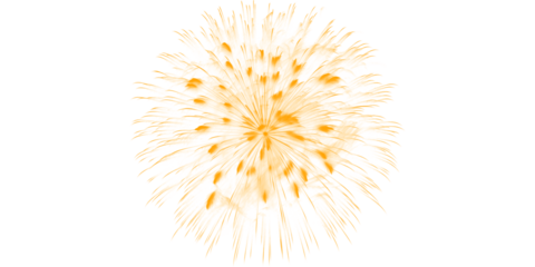 Golden firework texture, thin stroke lines. Isolated png illustration, transparent background. Design for overlay, montage, texture. Happy new year concept.	
