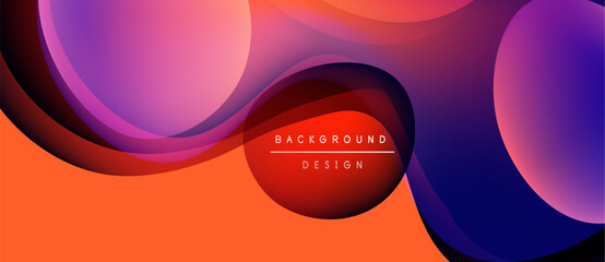 Abstract fluid shapes, vibrant colors blend. Modern design, dynamic composition, perfect backdrop for projects.