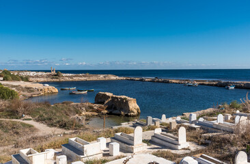 Old fishing port in Mahdia, Tunisia