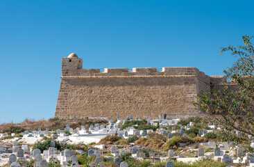 Borj El Kebir, also known as the Kasbah of Mahdia, is a 16th-century Ottoman military fortress located on the Mahdia peninsula in Tunisia.