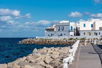 A view of the Mahdia corniche, Tunisia