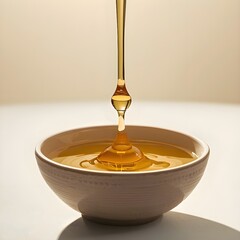 Golden Honey Drip &mdash; Ultra-Detailed Minimal Ceramic Scene