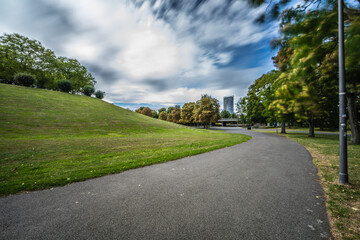 Freizeitpark Rheinaue Bonn (Langzeitbelichtung)