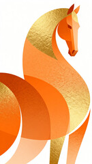 Abstract background for the Year of the Horse Spring Festival 2026.