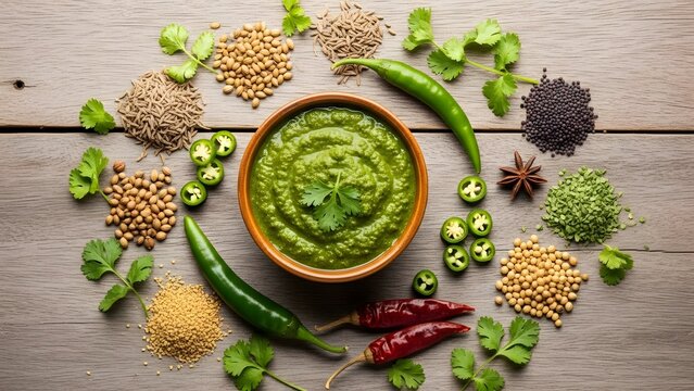 Traditional Green Chutney