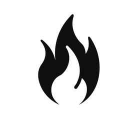Fire flame logo vector illustration design template