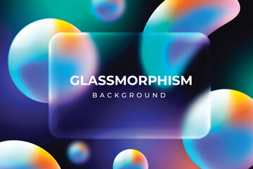 Abstract 3d geometric shapes with soft focus and vibrant colors on a pink background creating a playful and modern design