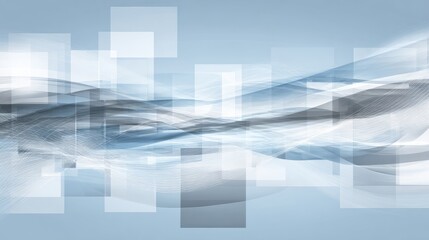 Fototapeta premium Abstract geometric background with smooth wave patterns