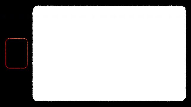 4K Old 8mm Film Wide Border Frame Overlay