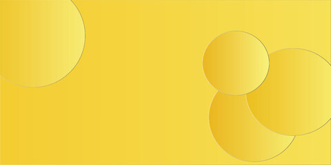 yellow bacground with smooth circle. eps 10 © Mahfud