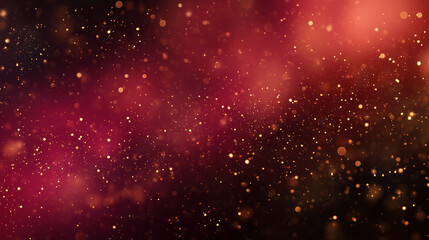 A radiant red bokeh background with sparkling glitter