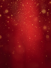 A radiant red bokeh background with sparkling glitter
