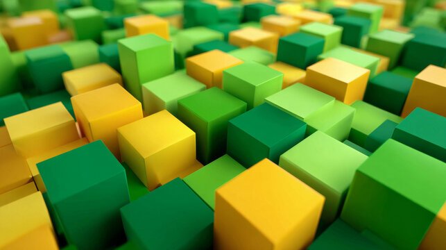 A dynamic visual of stacked box forms creates an abstract sense of motion and geometric rhythm.