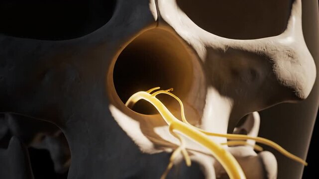 Anatomical Visualization: Orbiting the Human Foramen Rotundum and V2 Nerve Branch