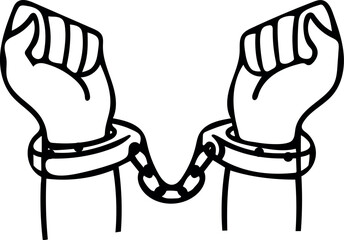 International day for the remembrance of the Slave Trade and Its abolition on vector illustration