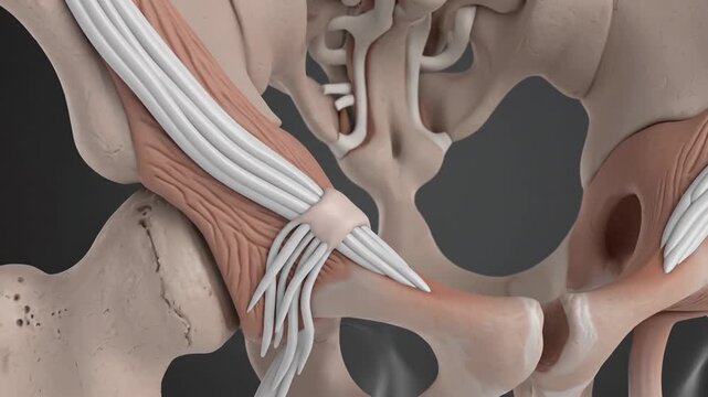 3D Anatomical Visualization of the Human Pectineal Muscle and Pelvic Anatomy