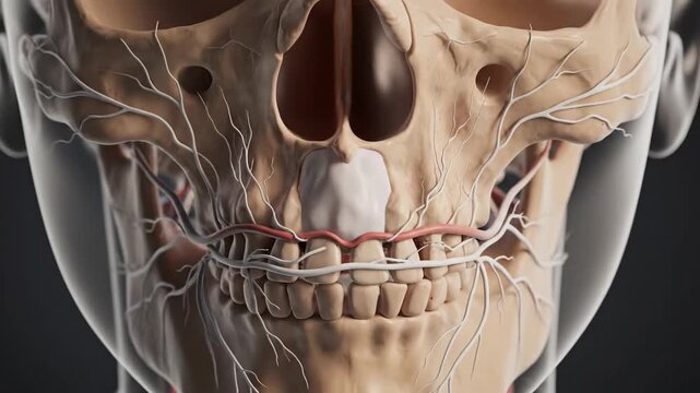 3D Animation: Human Foramen Lacerum Anatomy and Associated Structures