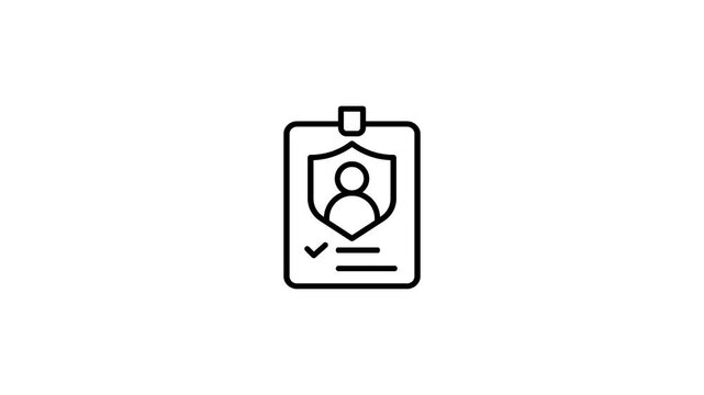 Access Badge - Animated Icon