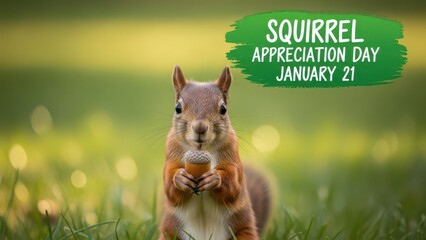 Celebrate Squirrel Appreciation Day on January 21