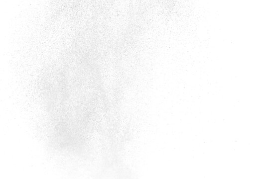 a white flying snow on the transparent background