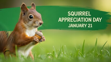 Happy Squirrel Appreciation Day Observed on January 21