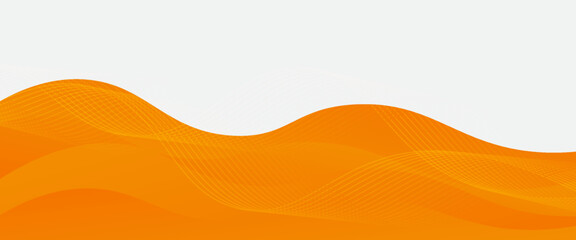 Vector orange line background curve element with white space for text and message design, overlapping layers, vector.eps 10