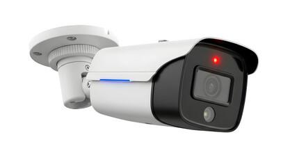 Security camera surveillance system isolated on transparent background