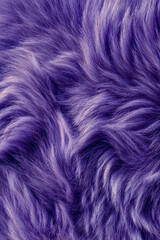Purple fluffy fabric texture for textile and fashion design  