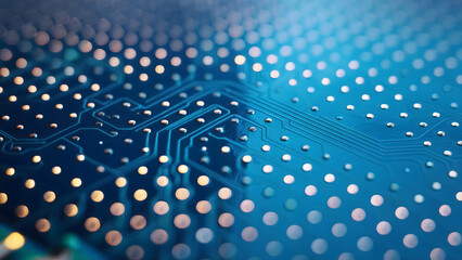 Explore the intricate world of microchips with this captivating close up tech innovation concepts