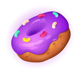 Purple Doughnut