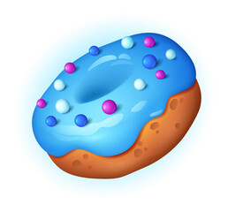 Blue Doughnut