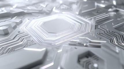 Modern technology background with glowing circuit board patterns for innovative digital solutions and cutting-edge scientific research applications