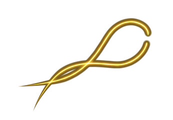 gold glitter made with elegant light pen design