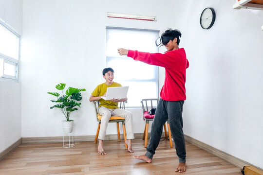 Experience Virtual Reality With Friends In The Comfort Of Your Home In Fun