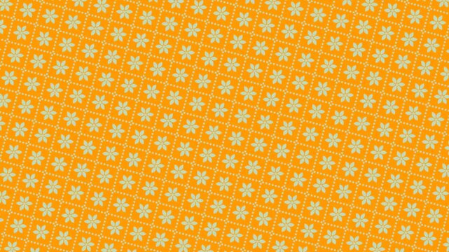 Animated and vibrant seamless floral pattern background. Dynamic exotic mandala circles for luxury projects.