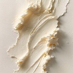 Vanilla ice cream smear textured background creamy dessert