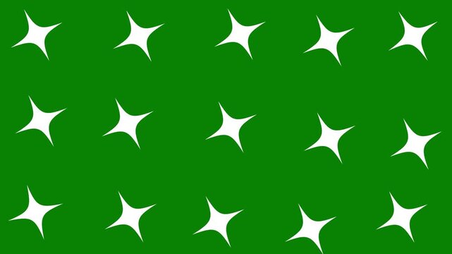 sparkling stars Shine animation,Sparkle twinkling star animation video,Glow twinkle movement timeline,Star twinkling,shiny Optical flare light with sparkle rays on green screen backgroun.4K