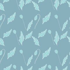 seamless floral pattern with flowers