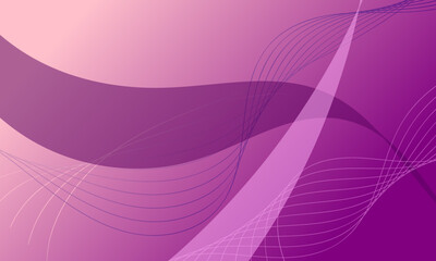 purple violet pink with smooth lines wave curves on soft gradient abstract background