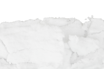white snow bottom border or divider isolated on white or transparent png