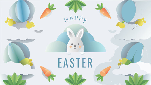 Vibrant overhead perspective banner or advertisement design with bold colors and clean typography suitable for promotional use