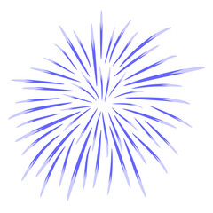 Fototapeta premium Sparkle burst or fireworks icon, an abstract effect illustration. Party celebration graphic design for holiday or event.