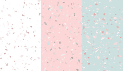Terrazzo pattern illustration, terrazzo, terrazzo pattern template set, pink terrazzo pattern, pink terrazzo, simple terrazzo pattern