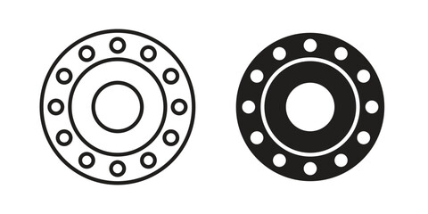 Car bearing icon template color editable. for graphic and web design.
