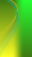 abstract green wave background