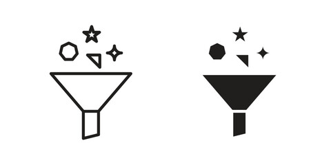 Content curation icon template color editable. for graphic and web design.