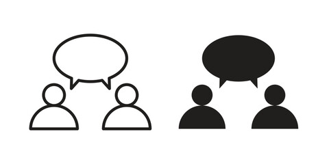 Counselling icon template color editable. for graphic and web design.